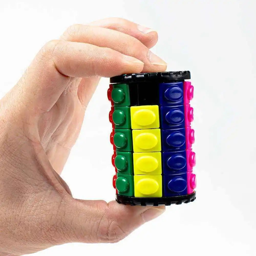 Cylinder 3D Rotate and Slide Puzzle Cube Sensory Toys Autism ADHD Anxiety Stress Relief Gifts For Teens Boys Girls - photo 4