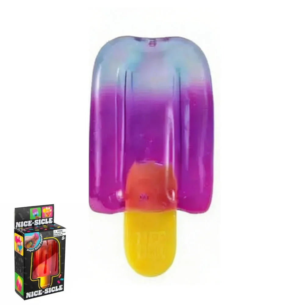 NeeDoh Jellyfish Ice Pop Cube Squishy Toy Stress Relief Toys Cute Healing Squishy Sensory Toys