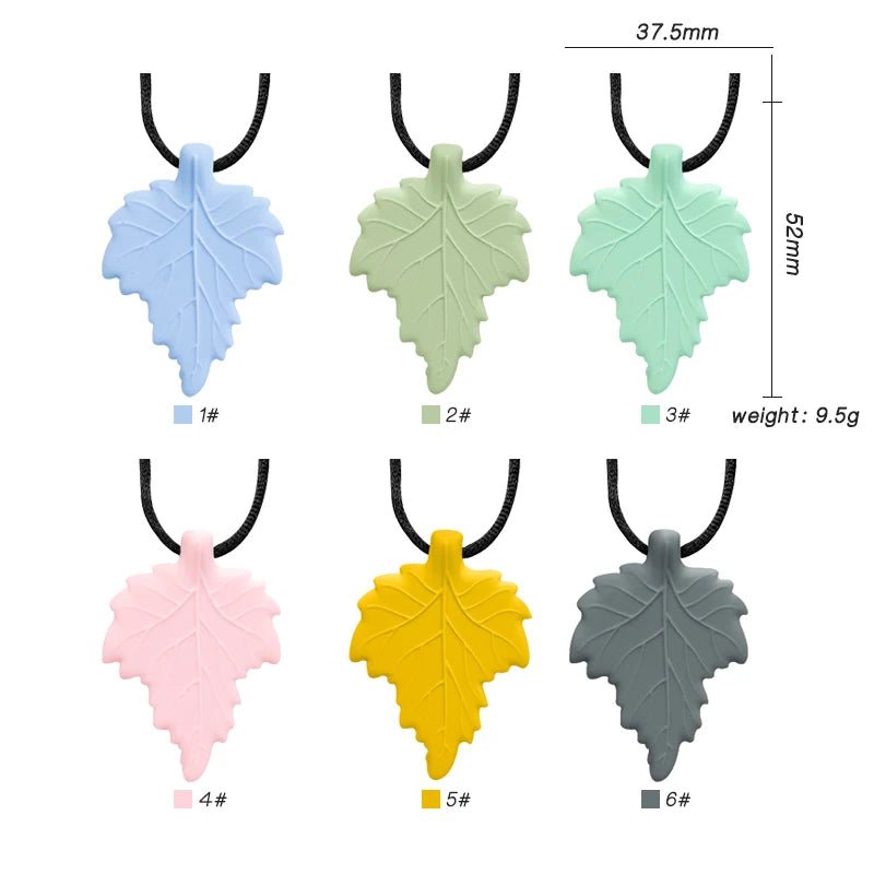 1pcs silicone teether children building block chewing necklace sensory chewing molar pendant oral motor toy for ADHD boy gift