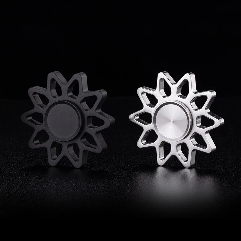The Sun God Fidget Spinner Metal EDC Prolonged Rotation Finger Spinners High Speed Hand Toy For Stress Anxiety Relief For Adults