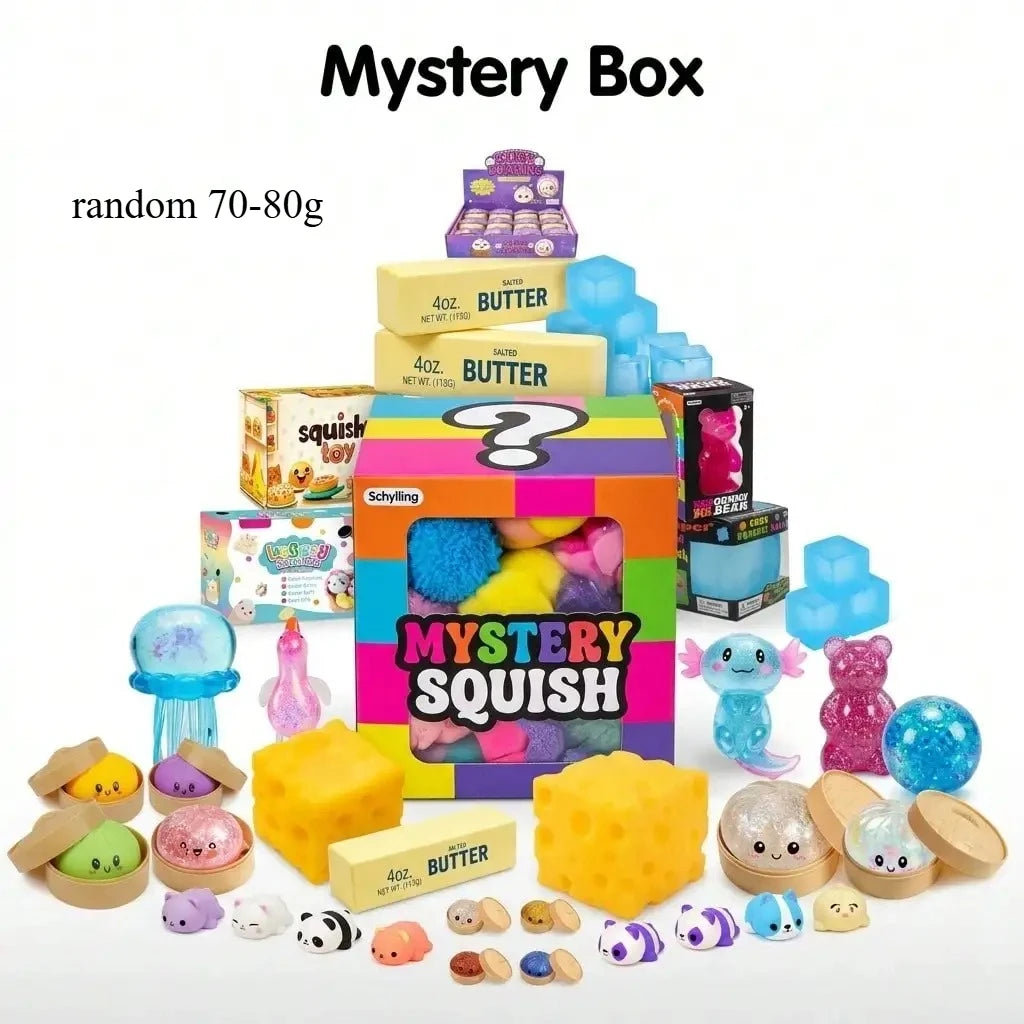 Surprise Box-Slow Rise Squishy Toys,Food&Ocean Themed Squeeze Toys,Anti-Stress Sensory Toys For ADHD & Anxiety