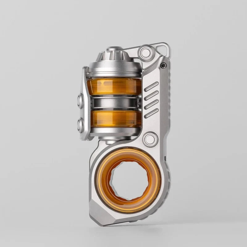 Gobigger Sinian Pei Stainless Steel Tuning Fork Fidget Slider Pushing Anti Stress Adhd Edc Fidget Spinner Toys
