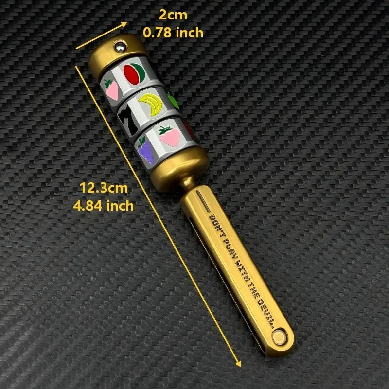Creative Fruit Lucky Fidget Spinner Fun EDC Push Cards Fidget Toy Stylish Stress-Relieving Toy ADHD Concentration Toy Office Toy