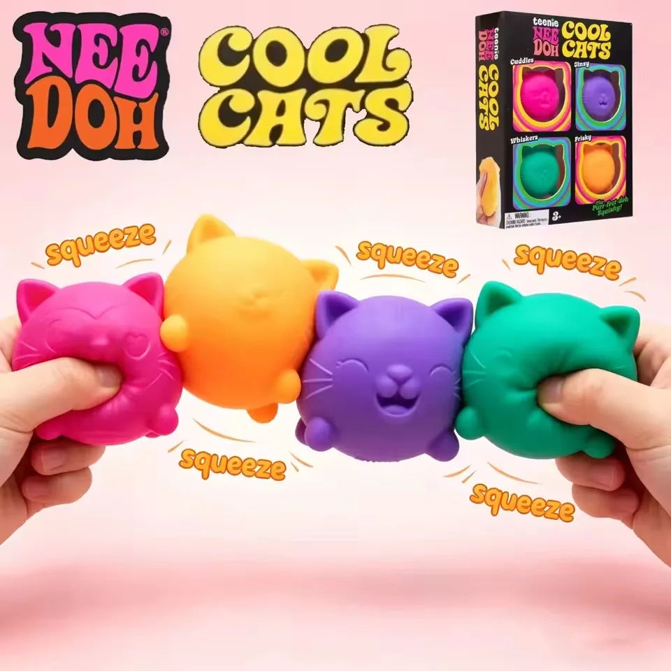 Schylling Needoh Nice Cube Sensory Toys Stress Relieving Blocks Pinching Relieving Puzzle Solving Venting Children Souvenir