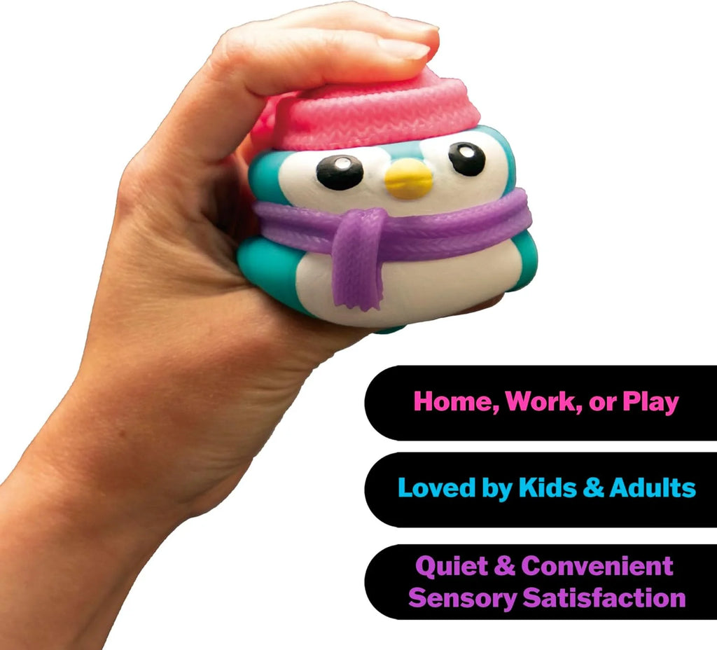 2026 New NeeDoh Polar Glow Penguin Sensory Squeeze Toy -Assorted Fidget Toys for ADHD and Autism Gift