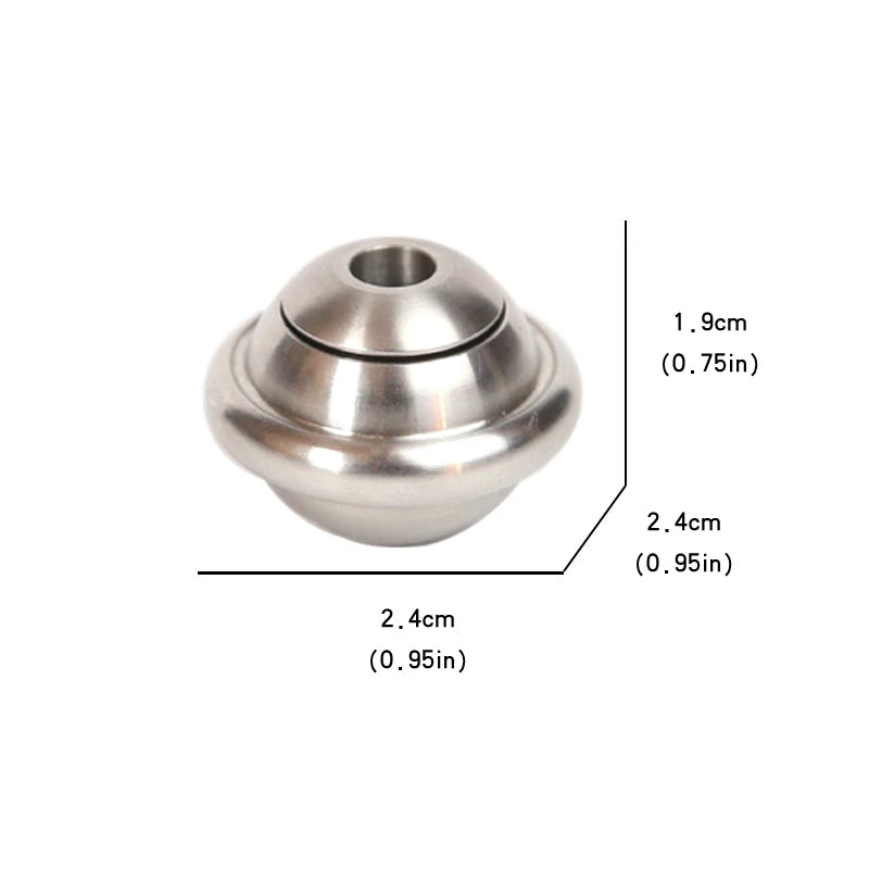 EDC Spinner Paracord Rope Decompression Toys Stainless Steel Accessory Star Knife Drop Fingertip Gyro Pendant Adult Fidget Toy