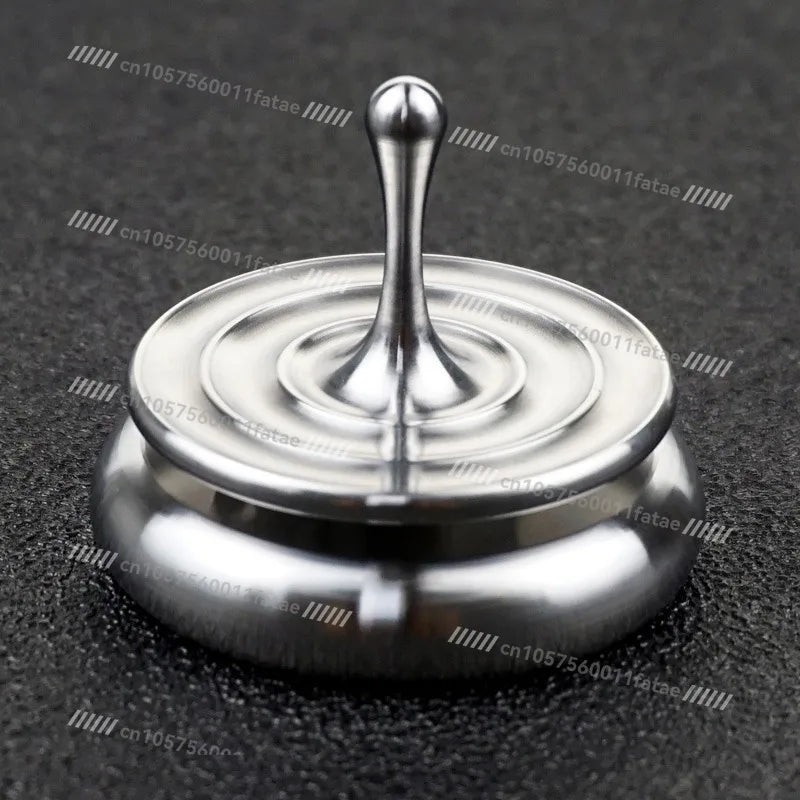 Premium Stainless Steel Finger Spinner Anti Anxiety Fidget Toy Smooth Spinning Stress Relief Gadget for Office Home