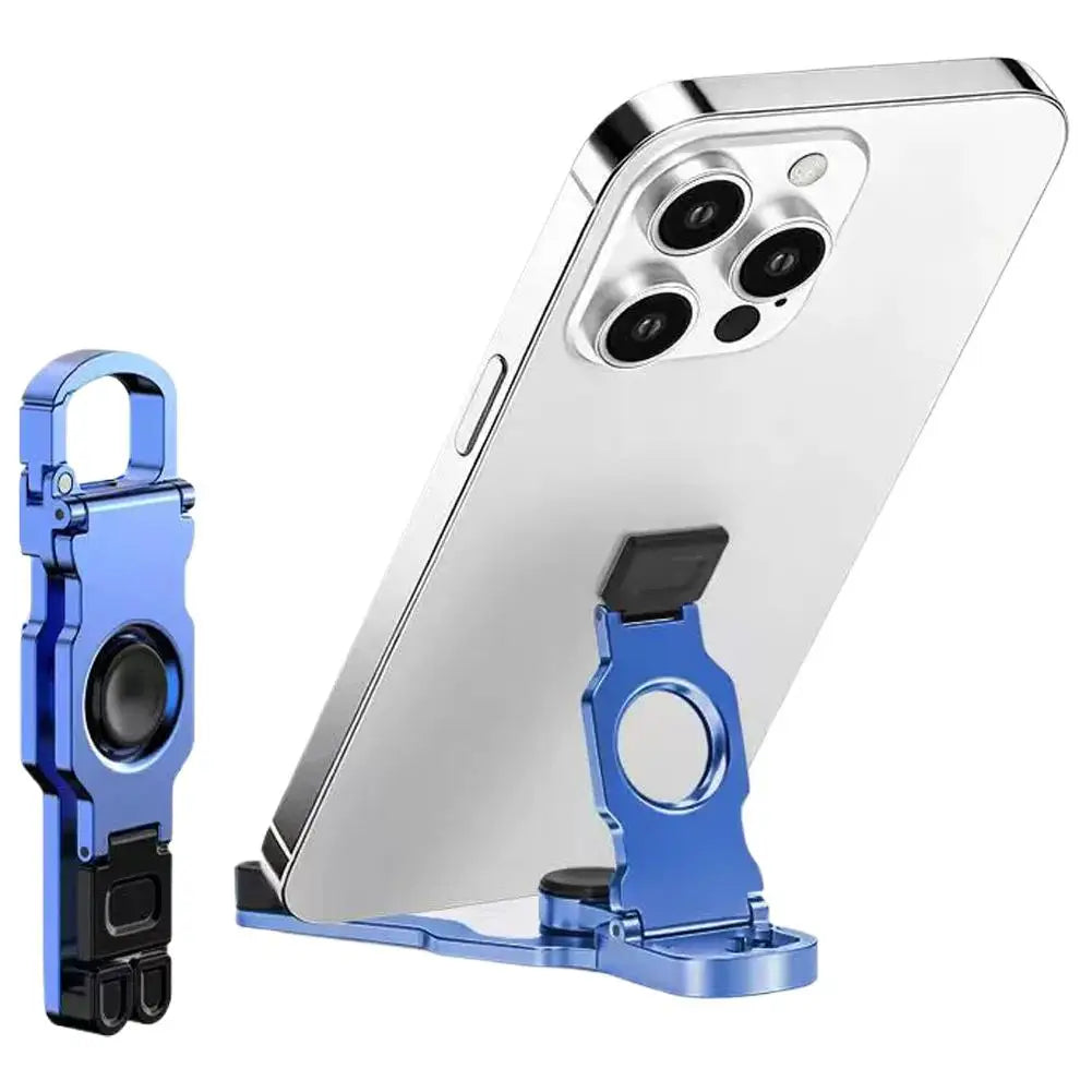 Metal Fidget Spinner Desk Phone Holder Foldable Stand for IPhone 18 17 Pro Samsung Support Telephone Desktop Bracket Accessories