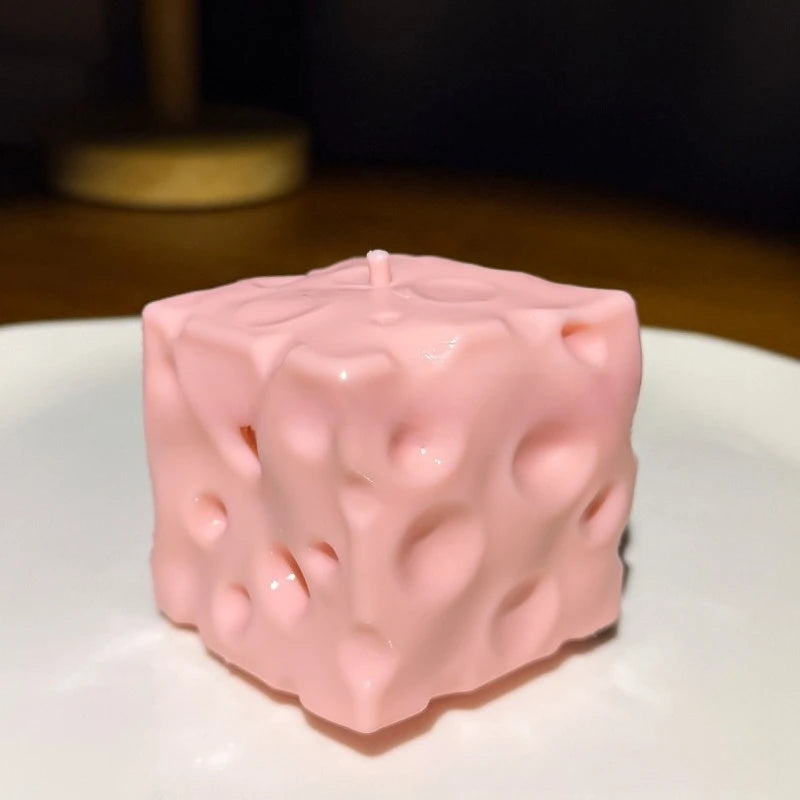 Jumbo Cheese Cube Stress Ball Big Cheese Shapeable Squeeze Ball Non-Bounce Fidget Toy ASMR Sensory Anti-Stress Festival Gift