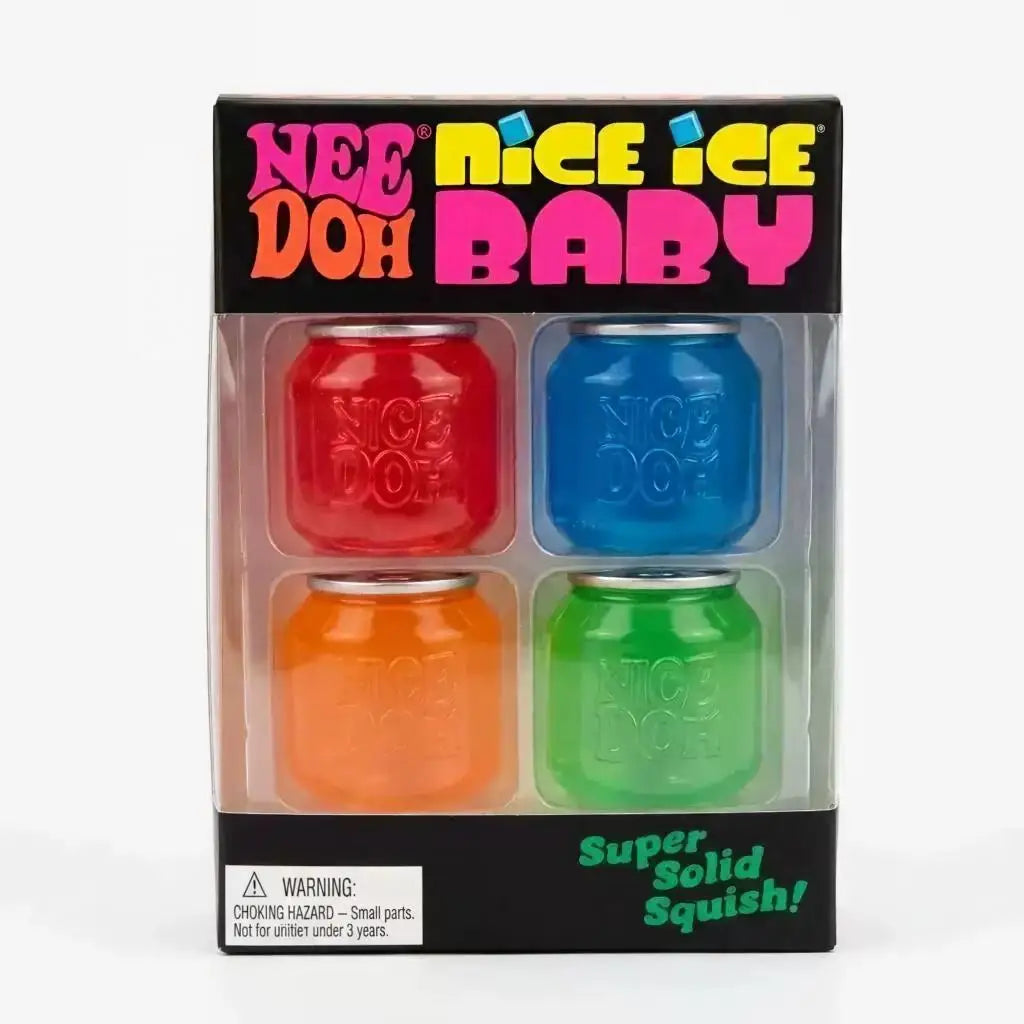 @Schylling Needoh Nice Cube Sensory Nice-Sicle Stress Relief Squishy Cube Anti-Anxiety Squeeze Object For Focus ADHD Population