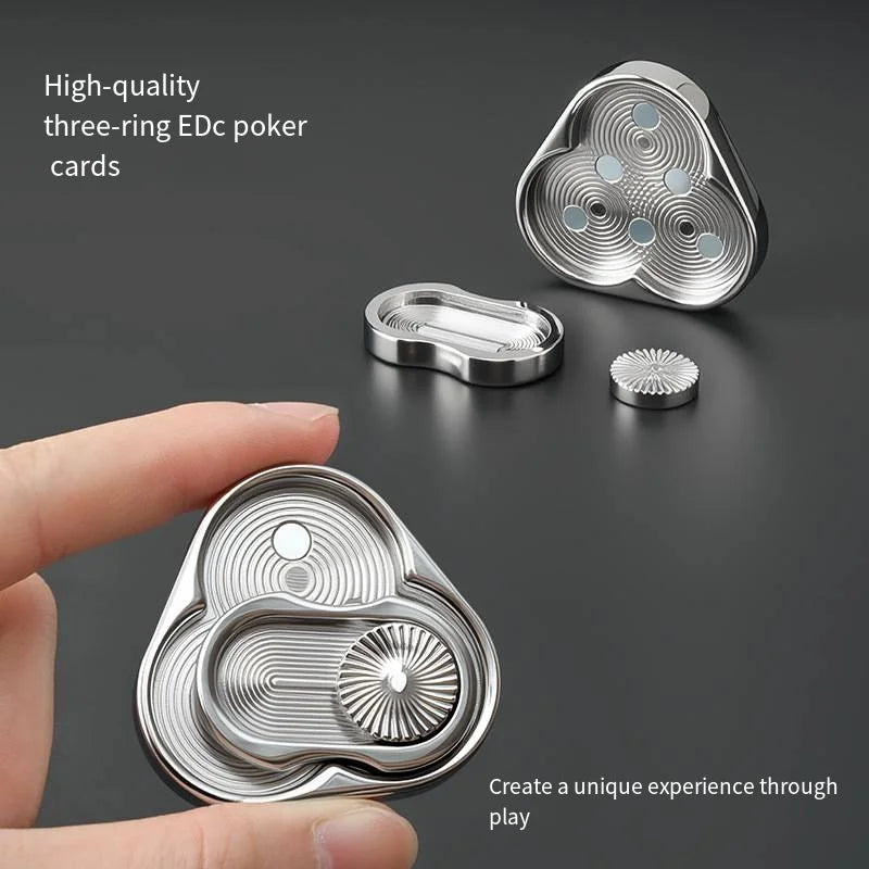 Triangle Flip Coin EDC Fidget Spinner