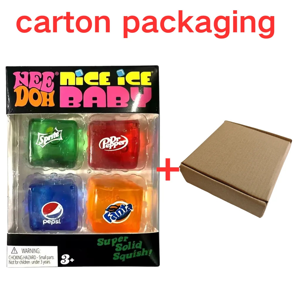 Schylling Needoh Nice Cube Sensory Toys Stress Relieving Blocks Pinching Relieving Puzzle Solving Venting Children Souvenir