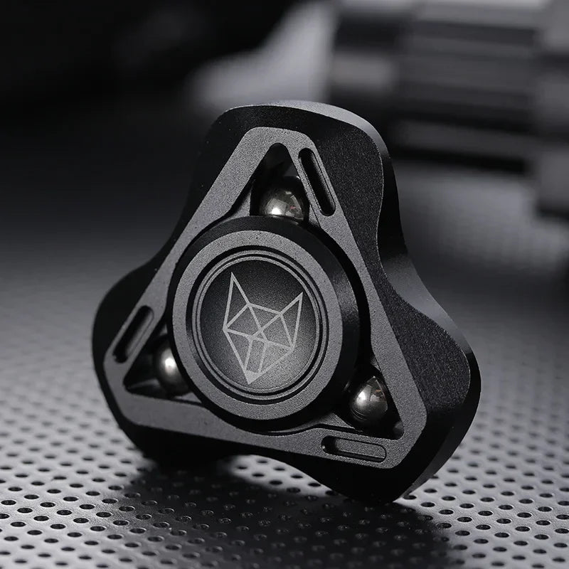New Fox Stainless Steel Metal Fidget Spinner Adult EDC Antistress Hand Spinner Office Toy Autism Stress Relief Toys