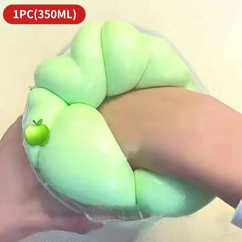 Milk Bucket Large Capacity Slime, Soft Jelly Fake Water Slime, Stress Relief Toy, Hand Kneading Toy for Kids and Adults - photo 2