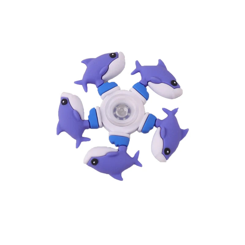 Creative Italian Brainrot Fidget Spinner Hand Top Spinners Tung Sahur Tralalero EDC Figet Spiner Finger Stress Relief Toys