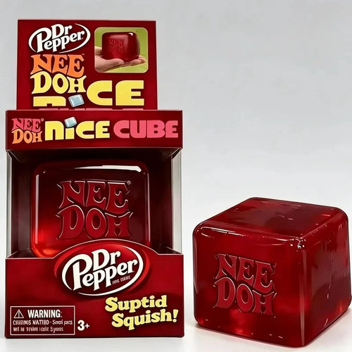 Needoh Nice Cube Sensory Stress Reliever Fidget Tool for Anxiety & Focus Desk Sensory Cube for Adults & Kids
