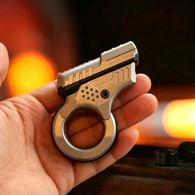 Azu EDC Flip Push Slider Fidget Spinner Ratchet Stress Relief Push Card Adult Fashion Fidget Toys Metal Decompression Toys