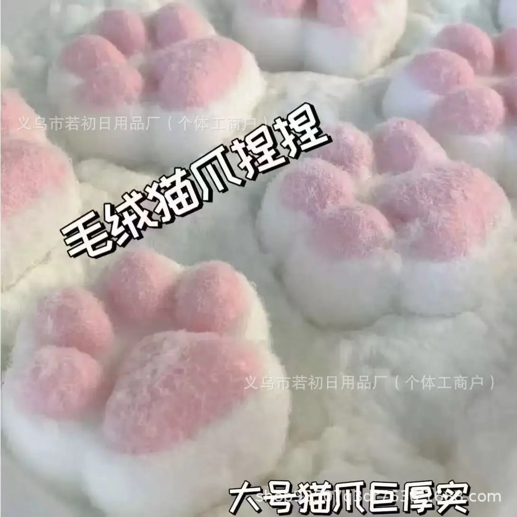 Large Silicone Cat Paw Squeeze Toy Stress Relief Decompression Funny High Appearance Mud Feeling Soft Bulk Wholesale