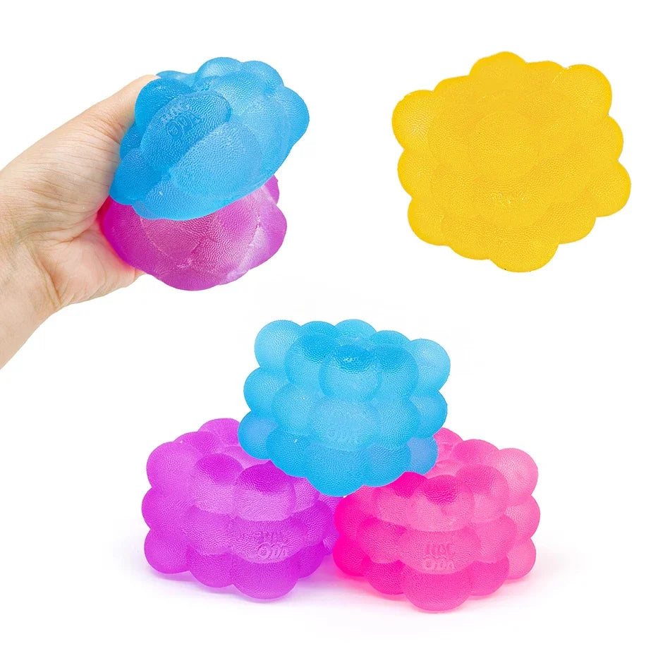 1-4pcs 3D Candy-Shaped Stress Relief Squeeze Toy with Music Sensory Decompression Cube for Adults And Kids Stress Relief Toy