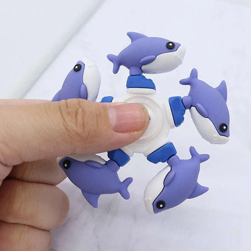 Creative Italian Brainrot Fidget Spinner Hand Top Spinners Tung Sahur Tralalero EDC Figet Spiner Finger Stress Relief Toys