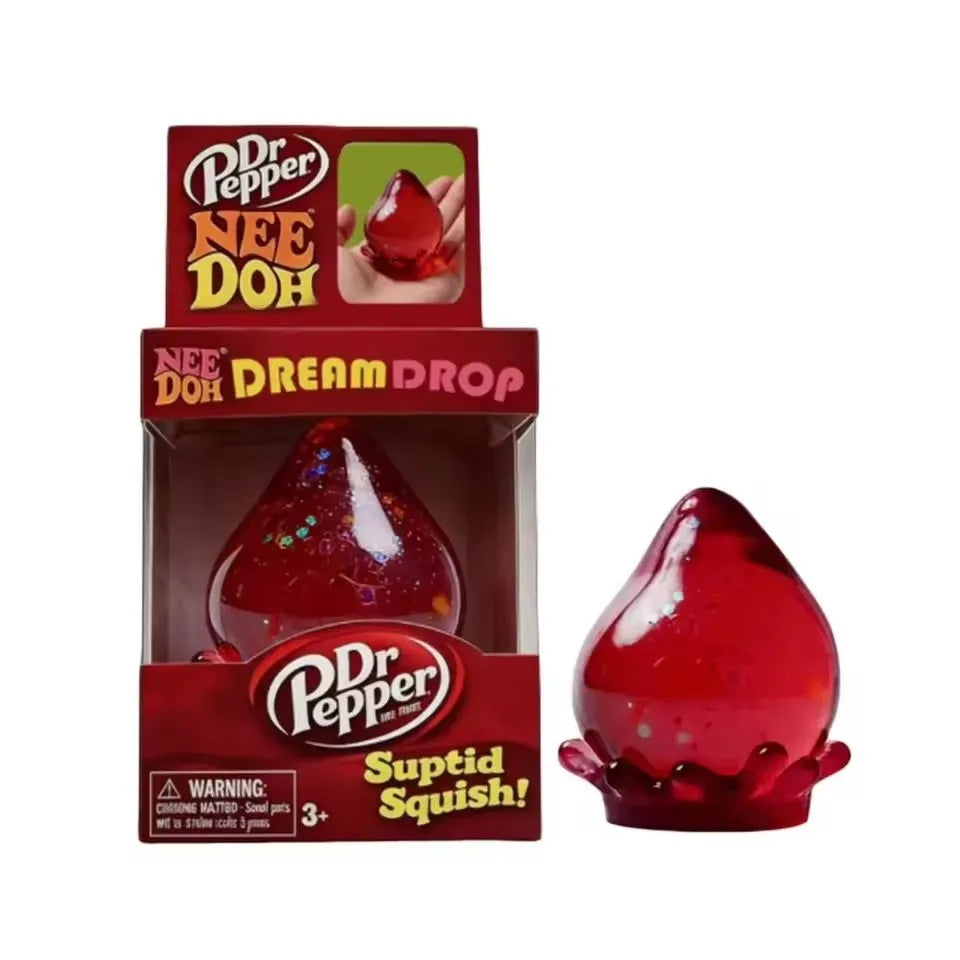 New Needoh Dreamy Water Drop Marbled Cube Malt Sugar Squish Toy Soft Squeeze Anxiety Relief Fidget Toy For Adults Surprise Gift
