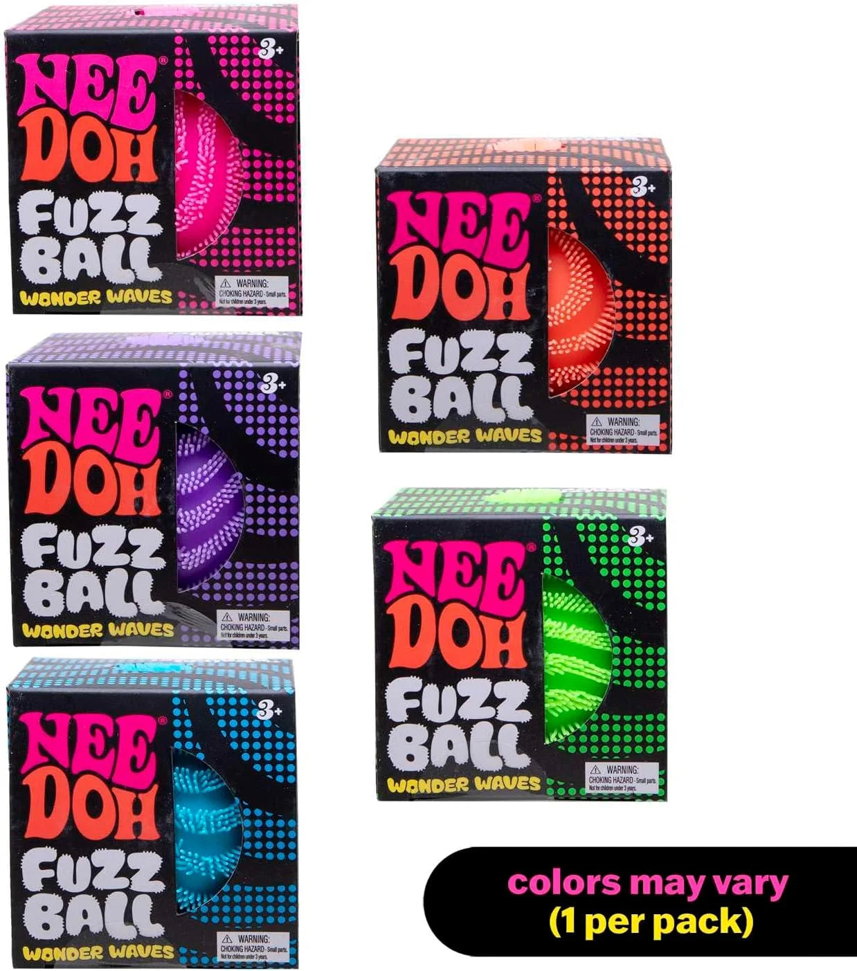 NeeDoh Fuzz Ball Blind Box Series Desktop Ornament Stress Relief Toys Suitable For People Under Pressure Fun Soft Stress Ball