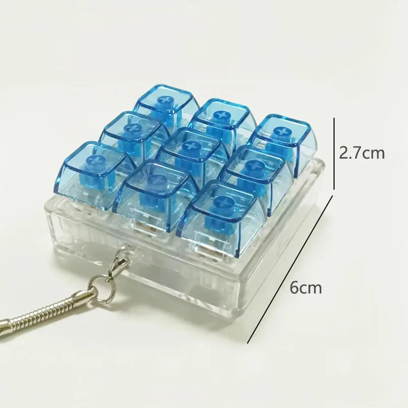 Spherical Keyboard Key Fidget Toy