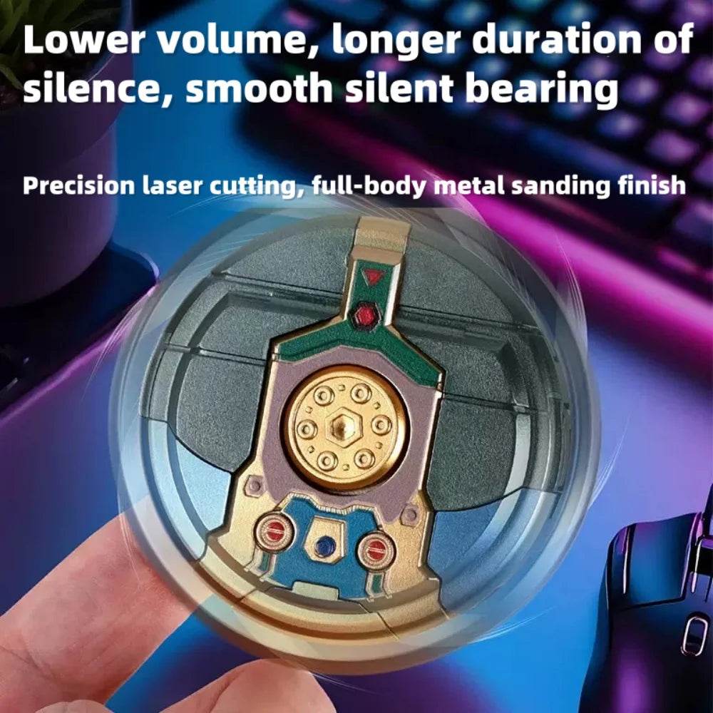 360 Rotating Decompression Ball Robot Fingertip Gyro Toy Anti Compression Sensory Stress Relief Adult Children Gift New