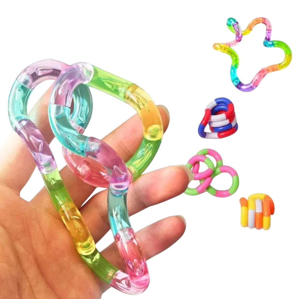 Rainbow Deformable Rope Fidget Toy