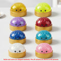 Pressure Ball Mini Hot Dumpling Squeeze Toy Realistic Glitter Steamer Bun Stress Reliever Soft Pinch Decompression Sensory Gifts