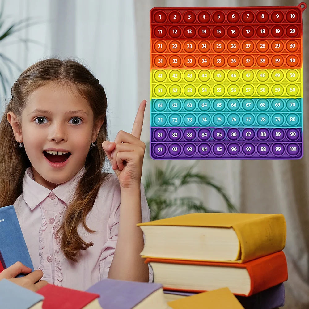 1-100 Numbers Popping Mat – Math Learning Toy - photo 3