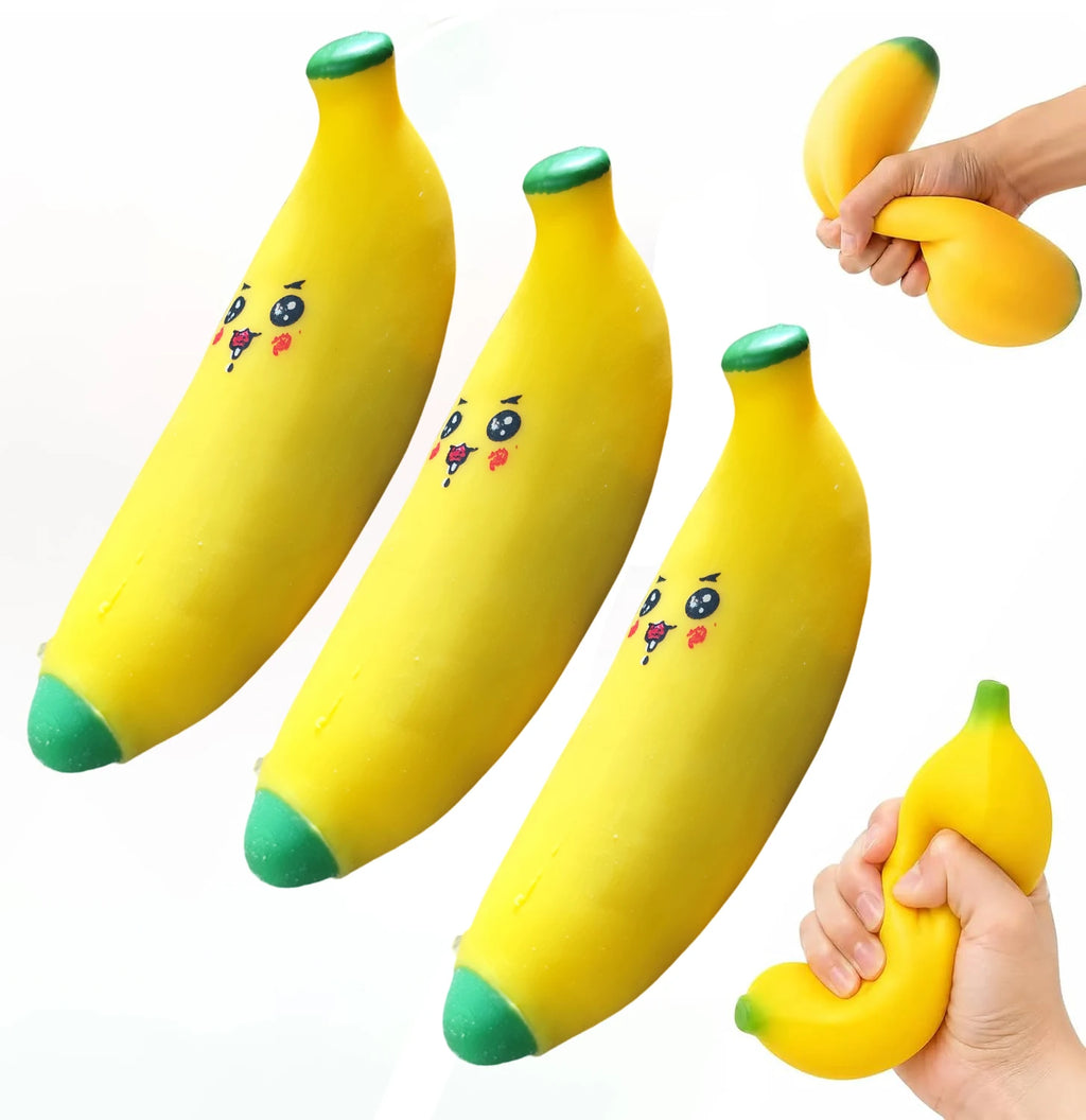 Building Block Crispy Handmade Ball Banana Soap Soft Squishy Toy Stress-relief DIY Homemade Crispy Handmade Squishy Ball Toy