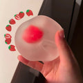 Squishy Strawberry Stress Ball  Soft Fidget Sensory Toy for ADHD Autism Slow Rebound Squeeze Toy for Adults Kids Christmas Gift