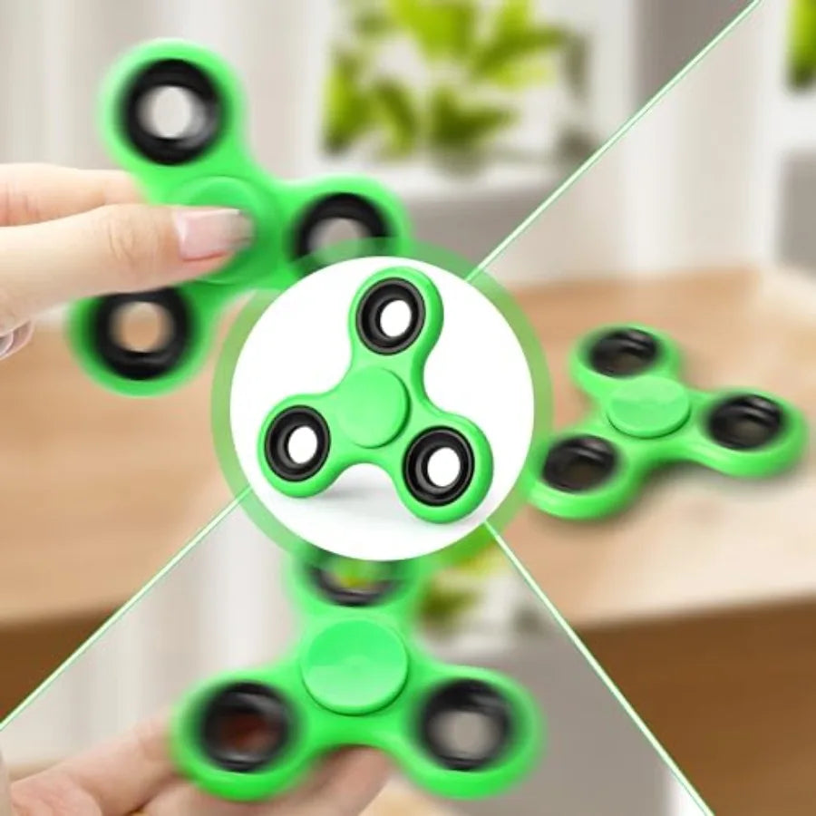 Quality Assurance 6 Pack Fidget Toys ADHD Anxiety Stress Relief Gifts Adults Green Fidget Sensory Toy Set Autism, Airplane Car