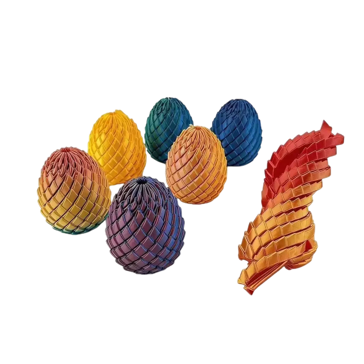 Transformable Slime Ball Creative Twist Finger Decompression New Dragon Egg Rotation Deformation Model Toy