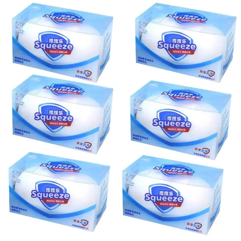 ASMR Crunchy Soap Ball Squishy Stress Ball Filled Soft Squeeze Fidget Toy Anti-Stress Anxiety Relief Hand Decompression Toy