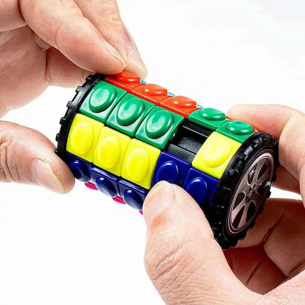 Cylinder 3D Rotate and Slide Puzzle Cube Sensory Toys Autism ADHD Anxiety Stress Relief Gifts For Teens Boys Girls - photo 2