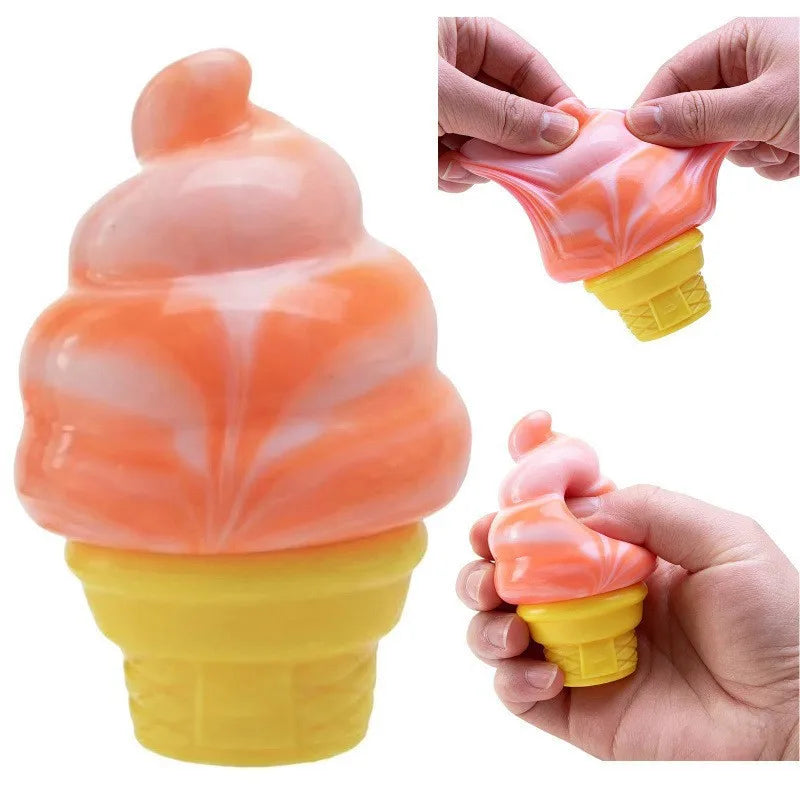 Schylling NeeDoh Pizza Fidget Toy Squeezza Pizza Slice Sensory Squishy Toy Stress Relief Anti-Anxiety Squeeze Toy for ADHD Focus