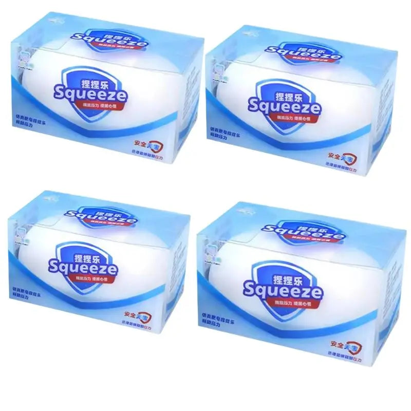 ASMR Crunchy Soap Ball Squishy Stress Ball Filled Soft Squeeze Fidget Toy Anti-Stress Anxiety Relief Hand Decompression Toy