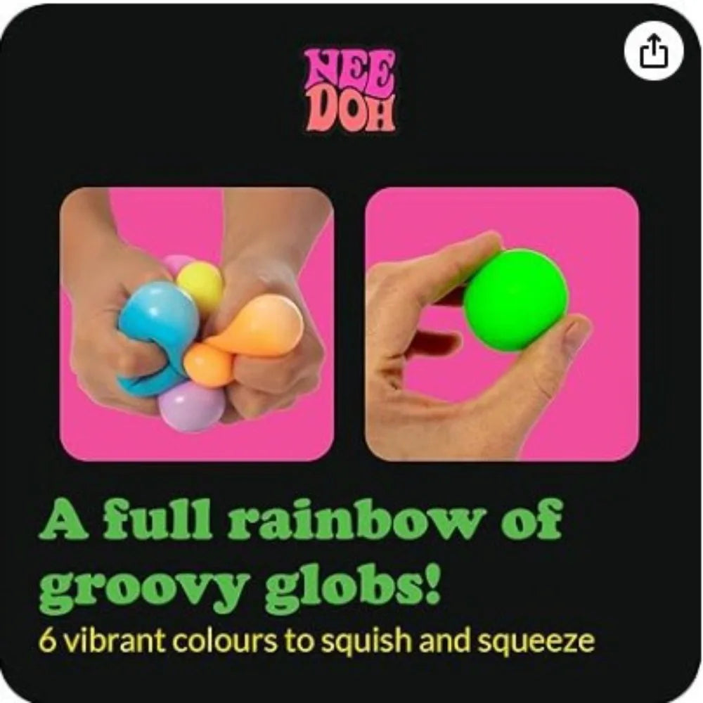 Schylling Nee Doh Nice Cube & Mini Cat &Six Color Round Sensory Pinch Blocks Stress Relief Puzzle Kids Souvenir Blind Box