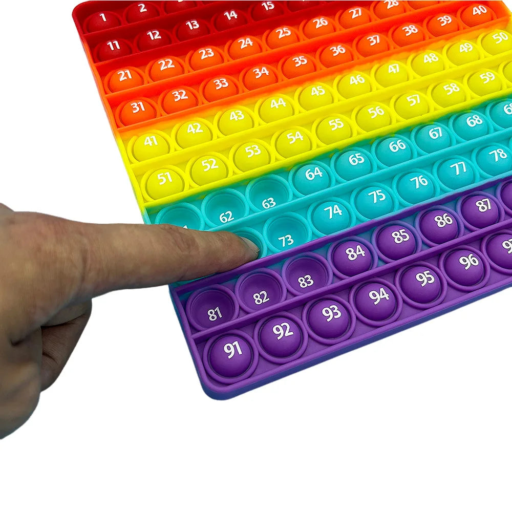 1-100 Numbers Popping Mat – Math Learning Toy - photo 5