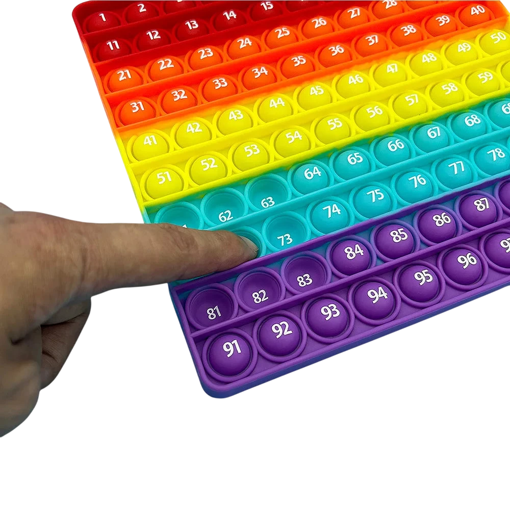 1-100 Numbers Popping Mat – Math Learning Toy - photo 5