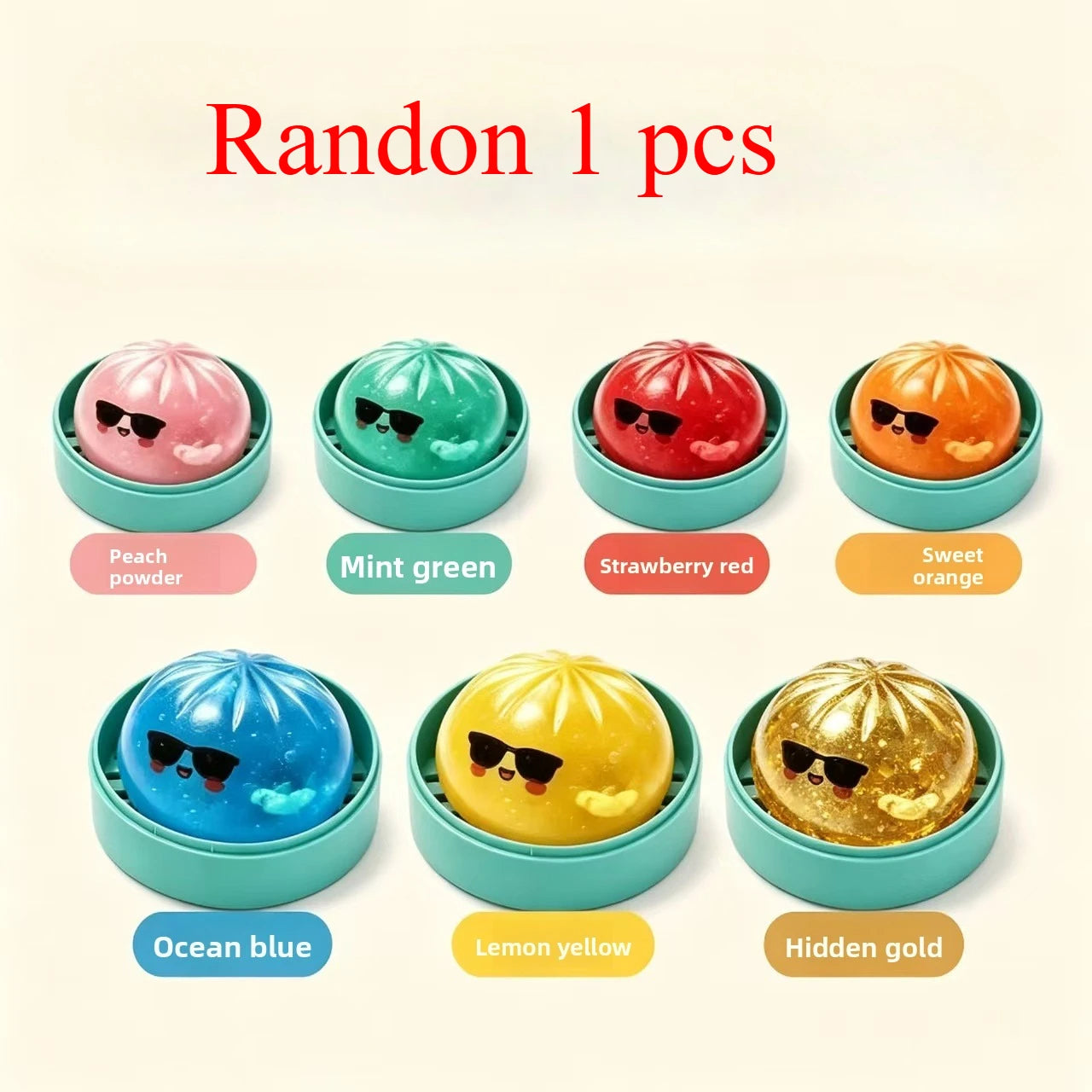 Hot Ocean Series Shark Shiny Dumplings Soft Slow Elastic Pressure Ball Sensory Squeeze Toys Realistic Mantou Squid Decompression